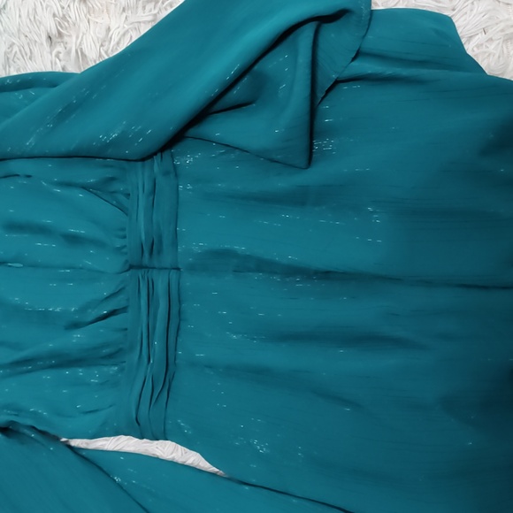 Jessica Simpson Womens Amella Slit-Sleeve Dress . Ocean Depths XS - Picture 12 of 12